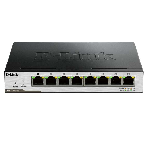 Buy D-Link DGS-1100-10/ME 8-port 1000Base-T Easy Smart gigabit Switch in [storefront]